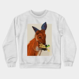 Kangaroo and grasshopper Crewneck Sweatshirt